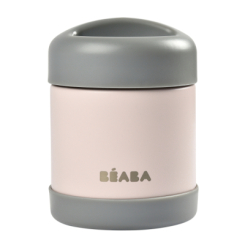 Ланч-бокси - Харчовий термоконтейнер Beaba рожево-сірий 300 мл (912908)