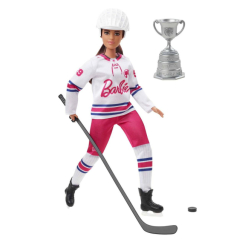 Куклы - Детская кукла зимние виды спорта Хоккеистка Mattel IR218588