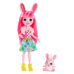 Куклы - Кукла Enchantimals Кролик Бри обновленная (FXM73)