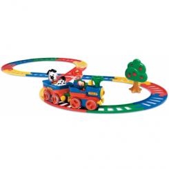 Машинки для малышей - Большой набор Железная дорога Tolo Toys (89909)