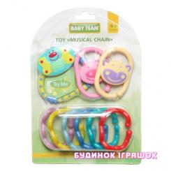 Розвивальні іграшки - Іграшка-ланцюжок з музичним ефектом Baby Team (8602)