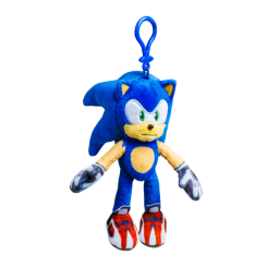Персонажі мультфільмів - М'яка іграшка Sonic Сонік спортсмен на ланцюжку KD220334