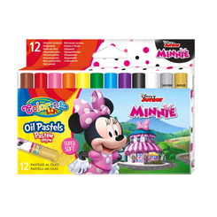 Канцтовари - Олівці пастельні Colorino Disney Мінні Маус 12 кольорів масляні (90720PTR) (566541)