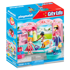 Конструкторы с уникальными деталями - Конструктор Playmobil City life Модный магазин (70591)