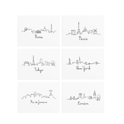 Косметика - Набір тату для тіла TATTon.me Cities Set (4820191131132)
