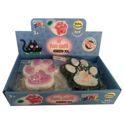 Антистресс игрушки - ​Игрушка-антистресс Monster Gum Fun Cafe Taba Мяу-лапка XL в ассортименте (T26184)