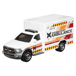 Транспорт і спецтехніка - ​​Автомодель Matchbox Moving parts 2016 Ram Ambulance (FWD28/HVN01)