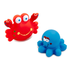Іграшки для ванни - Іграшковий набір Addo Droplets Мешканці океану краб і медуза (312-17103-B/3)