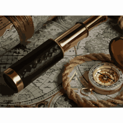 Товари для малювання - Картина за номерами Art Craft Мрії мандрівника 40 х 50 см (10521-AC) Товари для малювання - Картина за номерами Art Craft Мрії мандрівника 40 х 50 см (10521-AC)