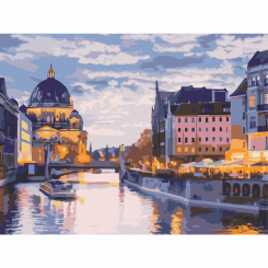 Товари для малювання - Картина за номерами Brushme Канали старого міста 30х40 см (RBS52571) Товари для малювання - Картина за номерами Brushme Канали старого міста 30х40 см (RBS52571)