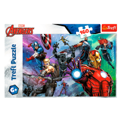 Пазлы - Пазл Trefl The Avengers Герои всегда готовы 160 элементов (15424)