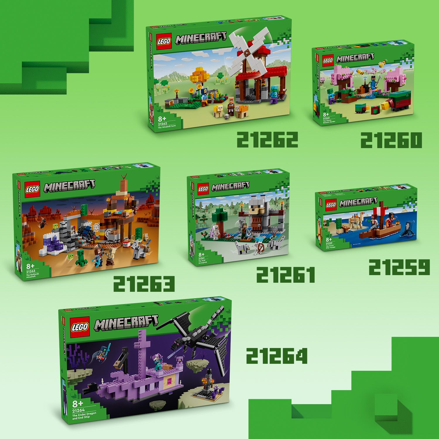 Розширюйте всесвіт LEGO® Minecraft®