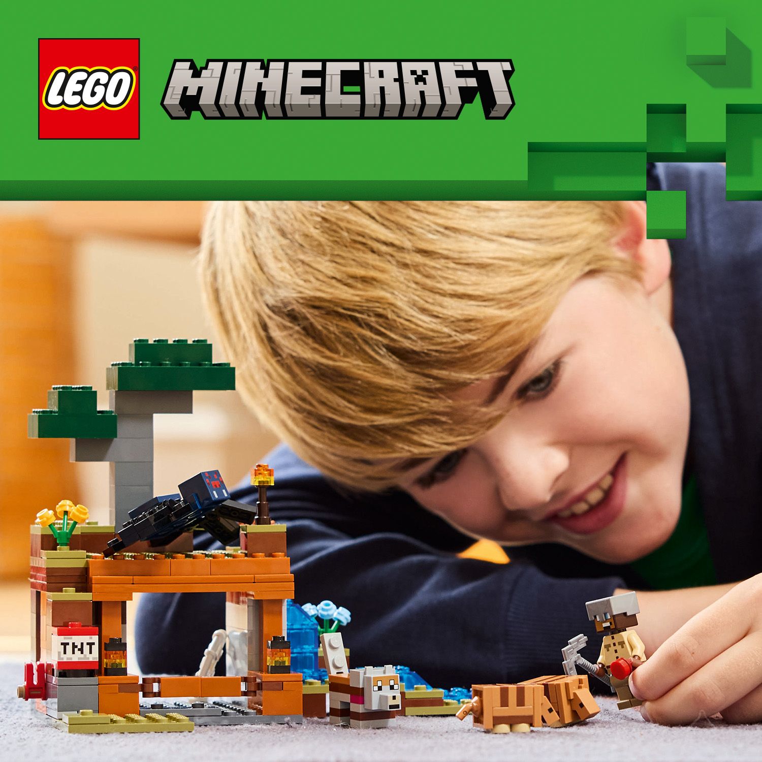 Гірничі пригоди з броненосцями Minecraft®