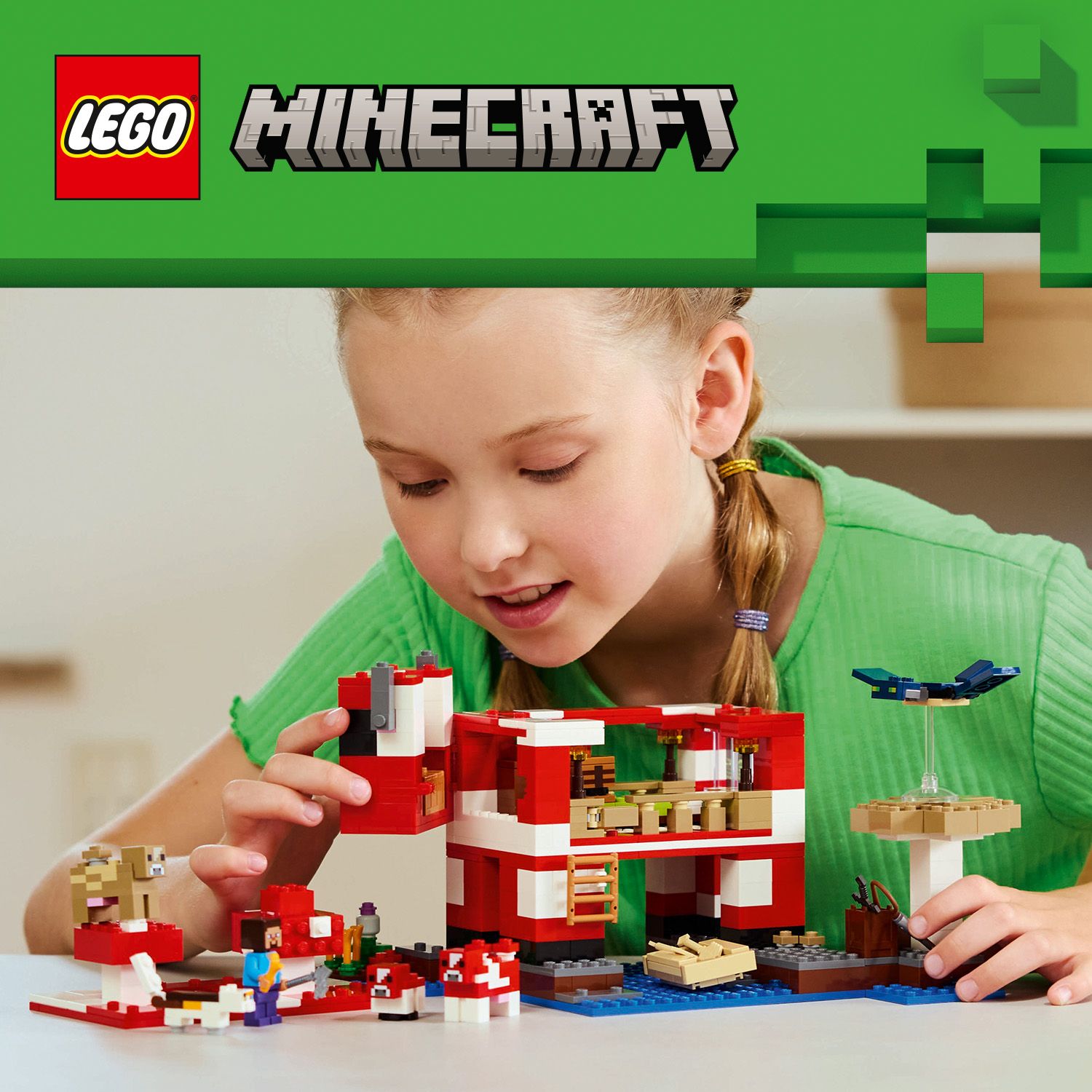 Будівництво будинку LEGO® Minecraft®