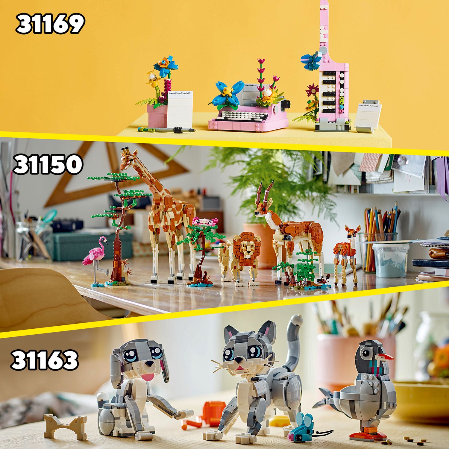 Відкрийте для себе інші набори LEGO® Creator 3в1