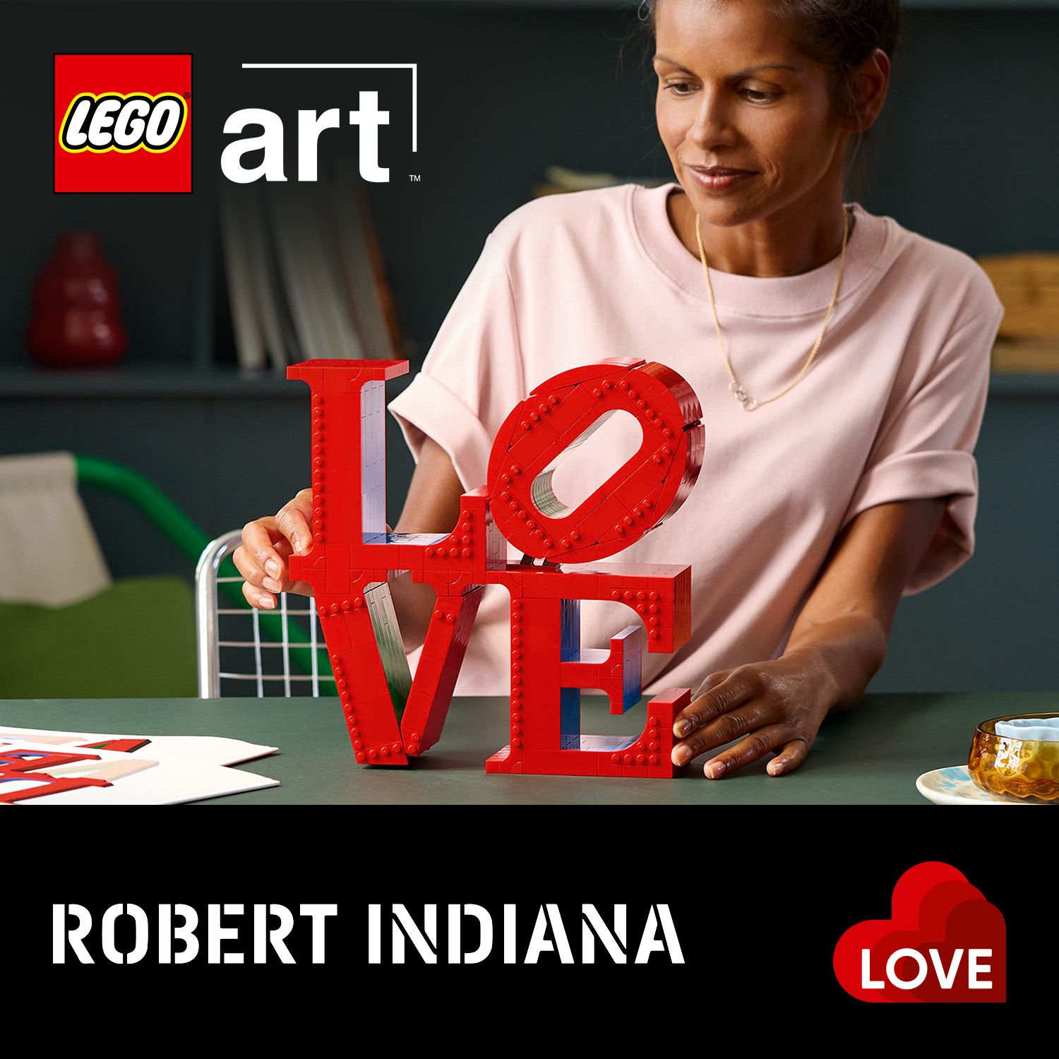 Створіть власну скульптуру LEGO® LOVE