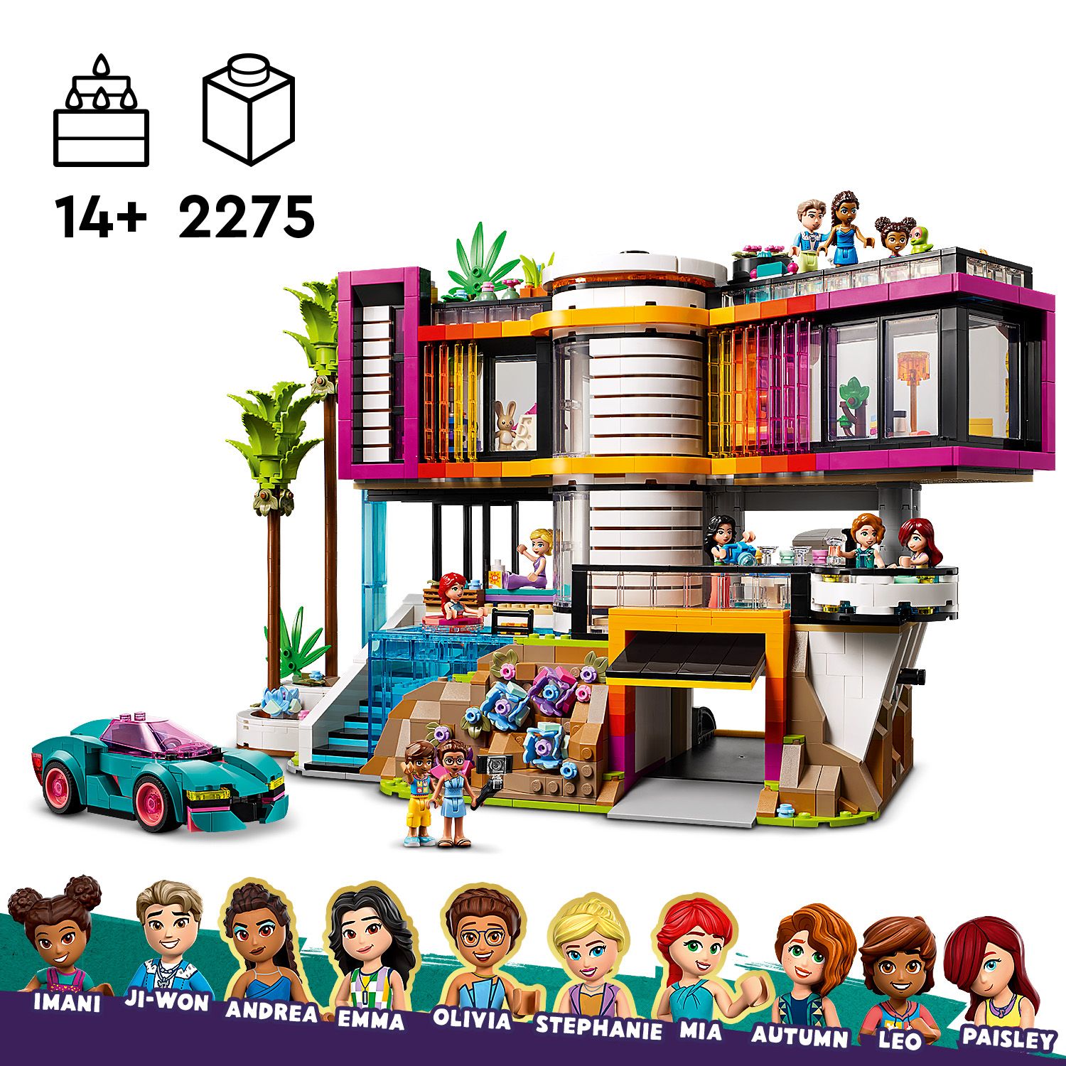 Четырехэтажный семейный дом LEGO®
