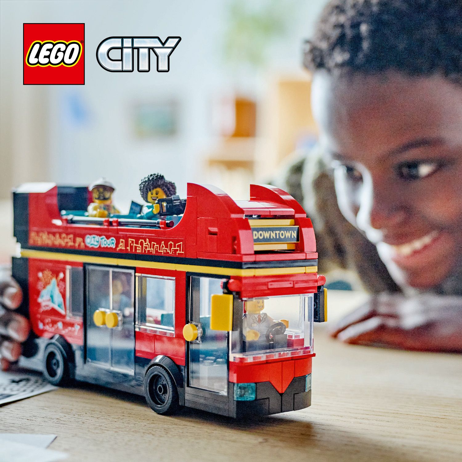 Игрушечный двухэтажный автобус LEGO® City
