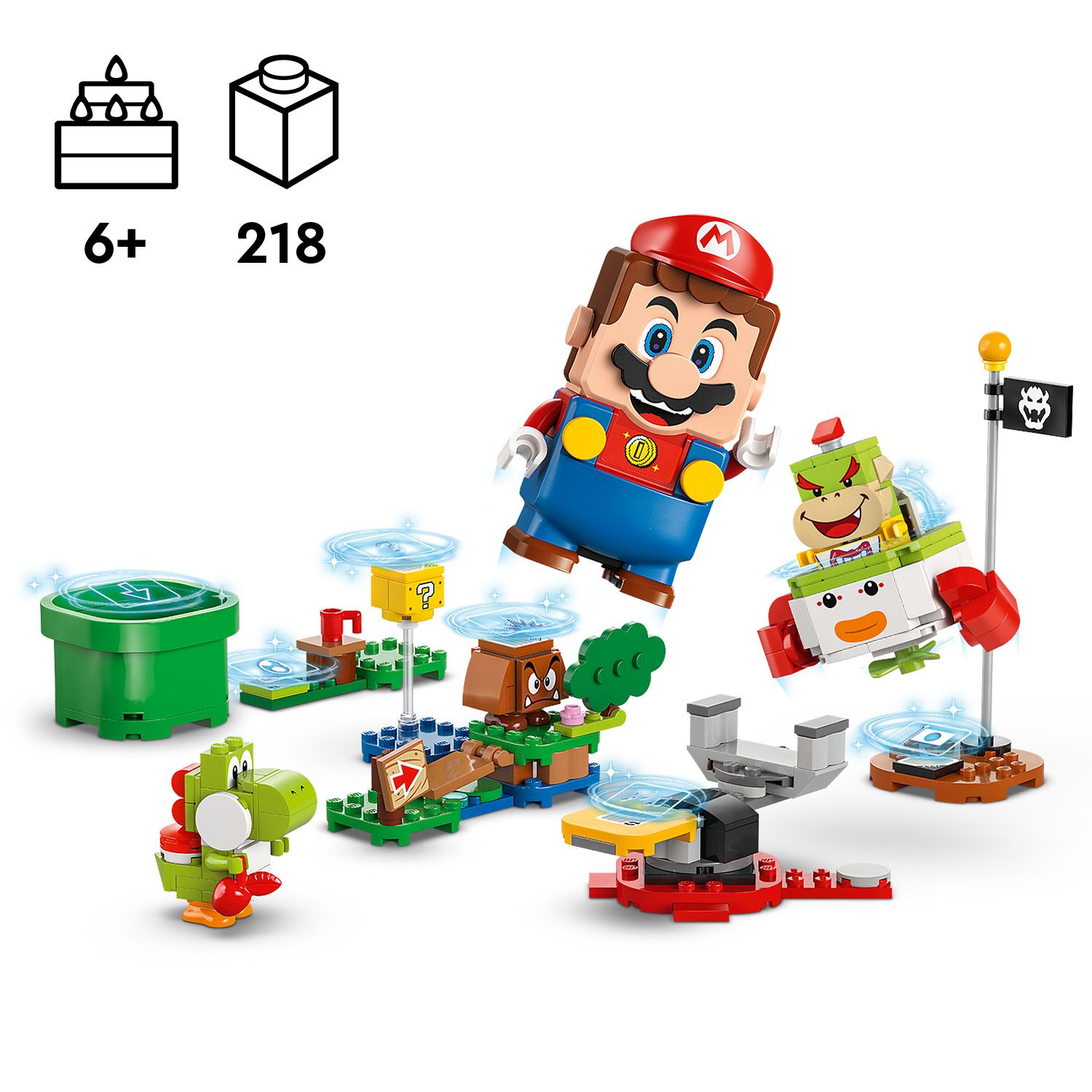 Розвага з кубиків для шанувальників Super Mario™