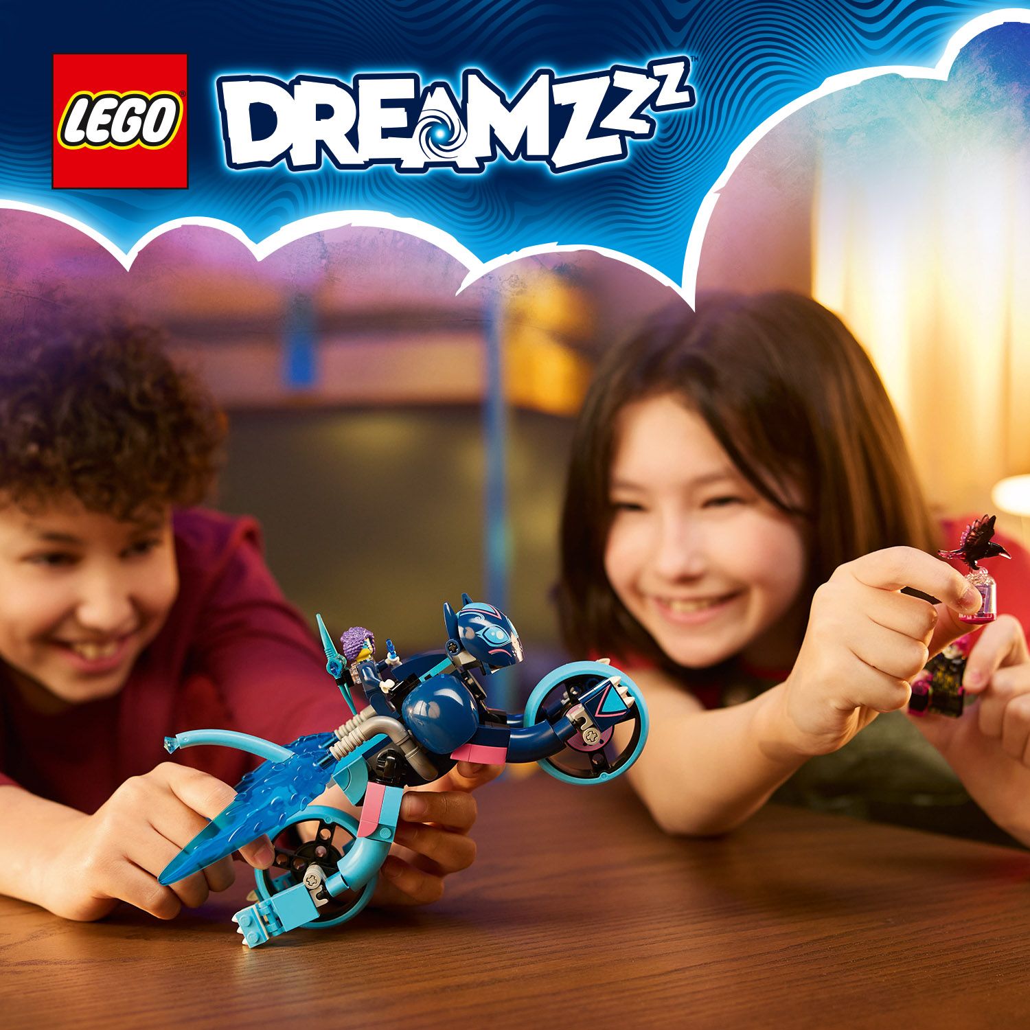 Кошачий мотоцикл LEGO® DREAMZzz™ для разжигания воображения
