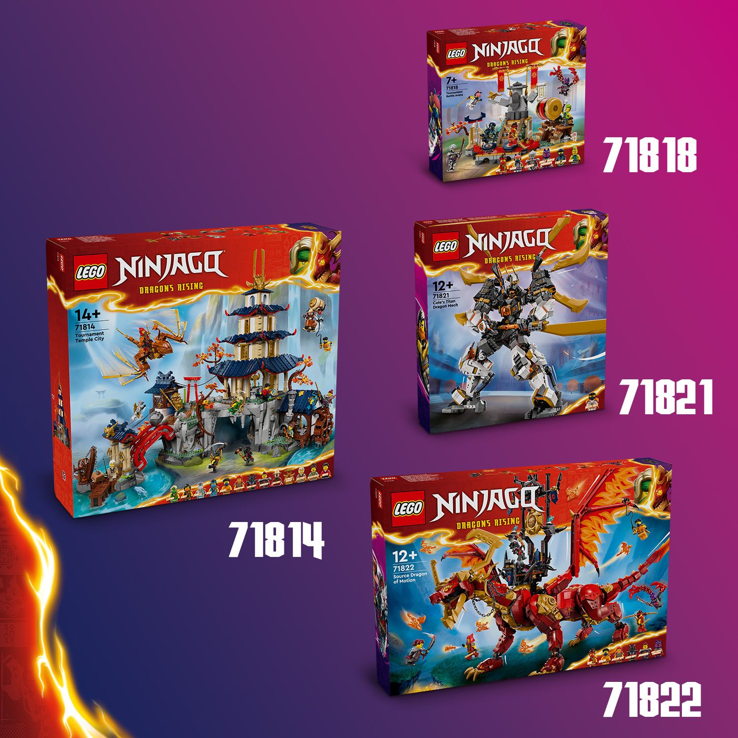 Больше наборов LEGO® NINJAGO® для коллекционирования