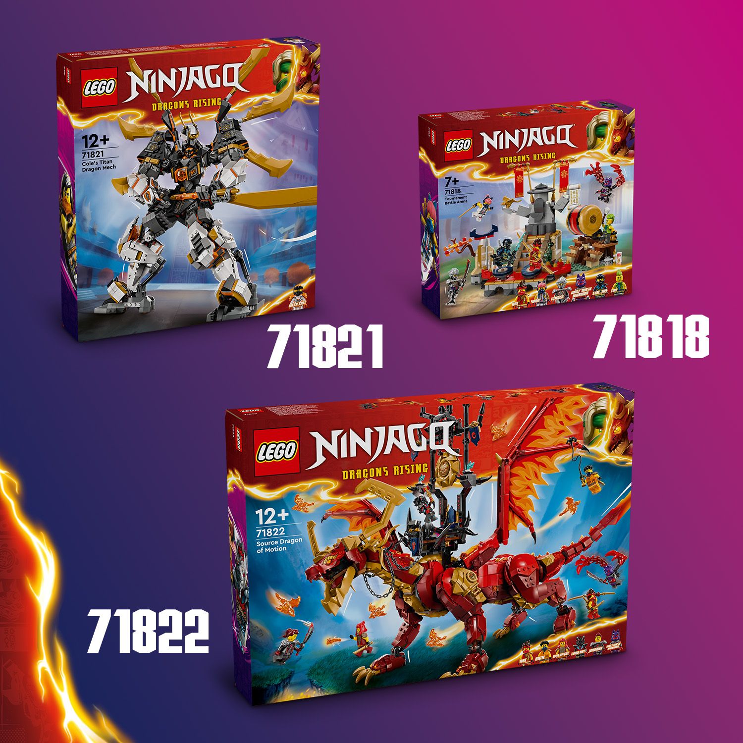 Більше наборів LEGO® NINJAGO® для колекціонування
