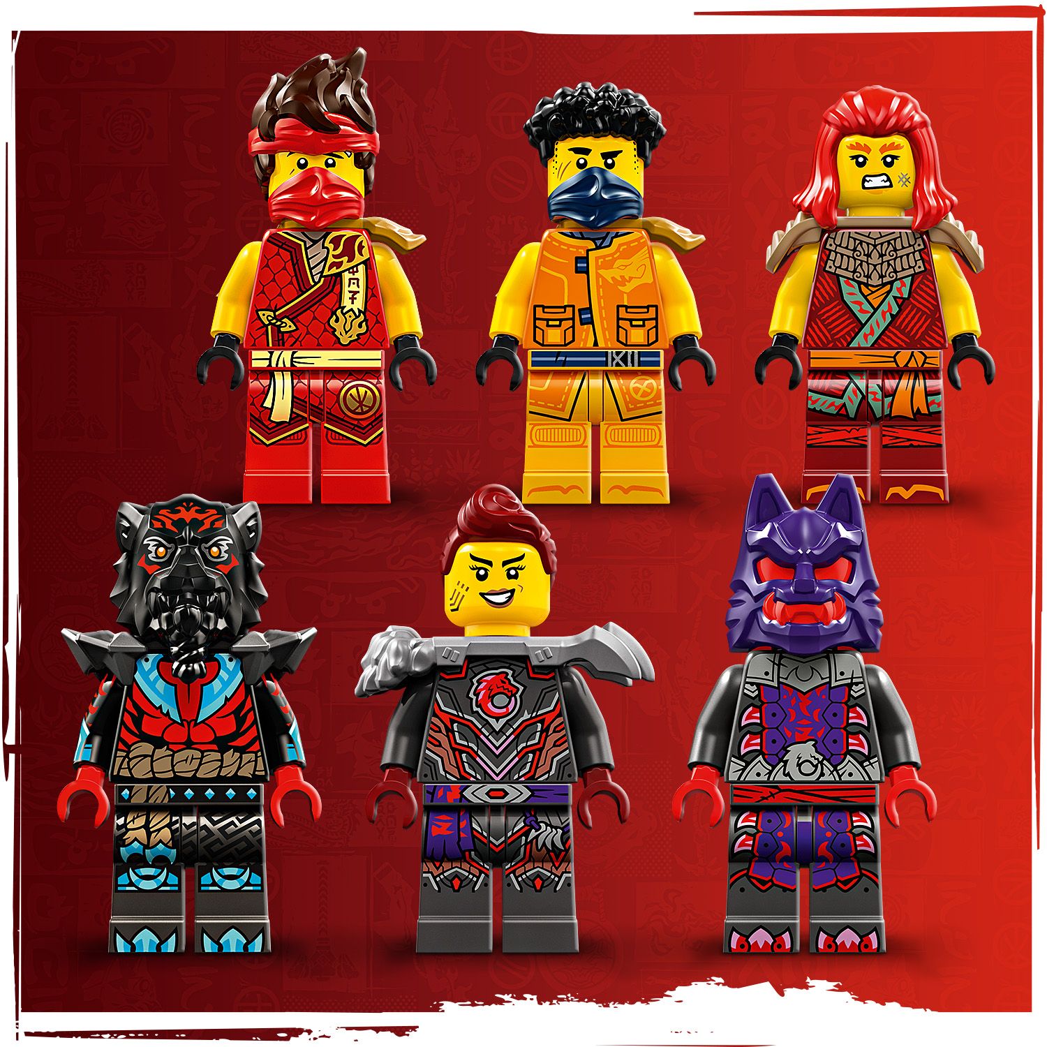 6 мини-фигурок NINJAGO®