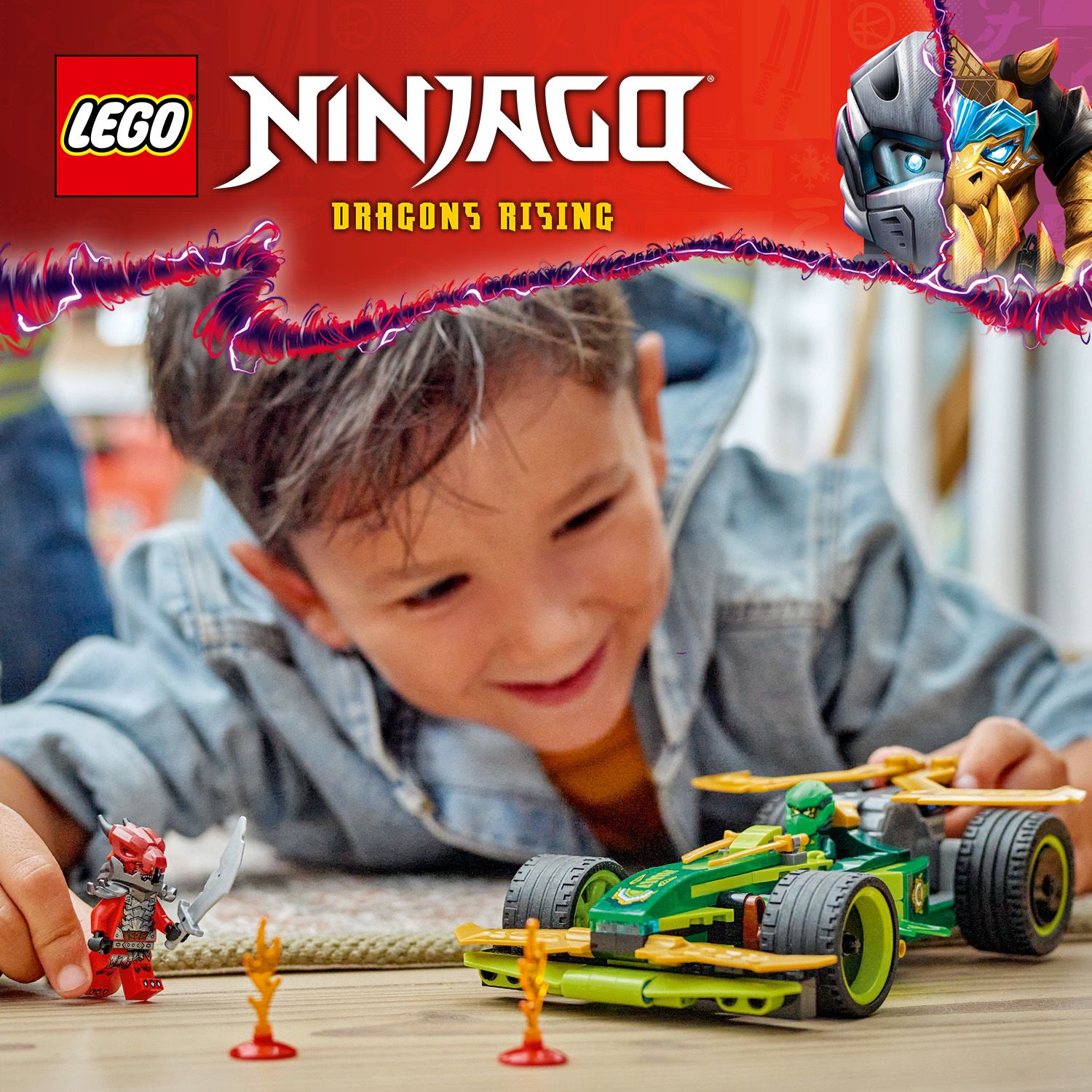 LEGO® NINJAGO® Автомобиль для гонок Ллойда с инерционным двигателем