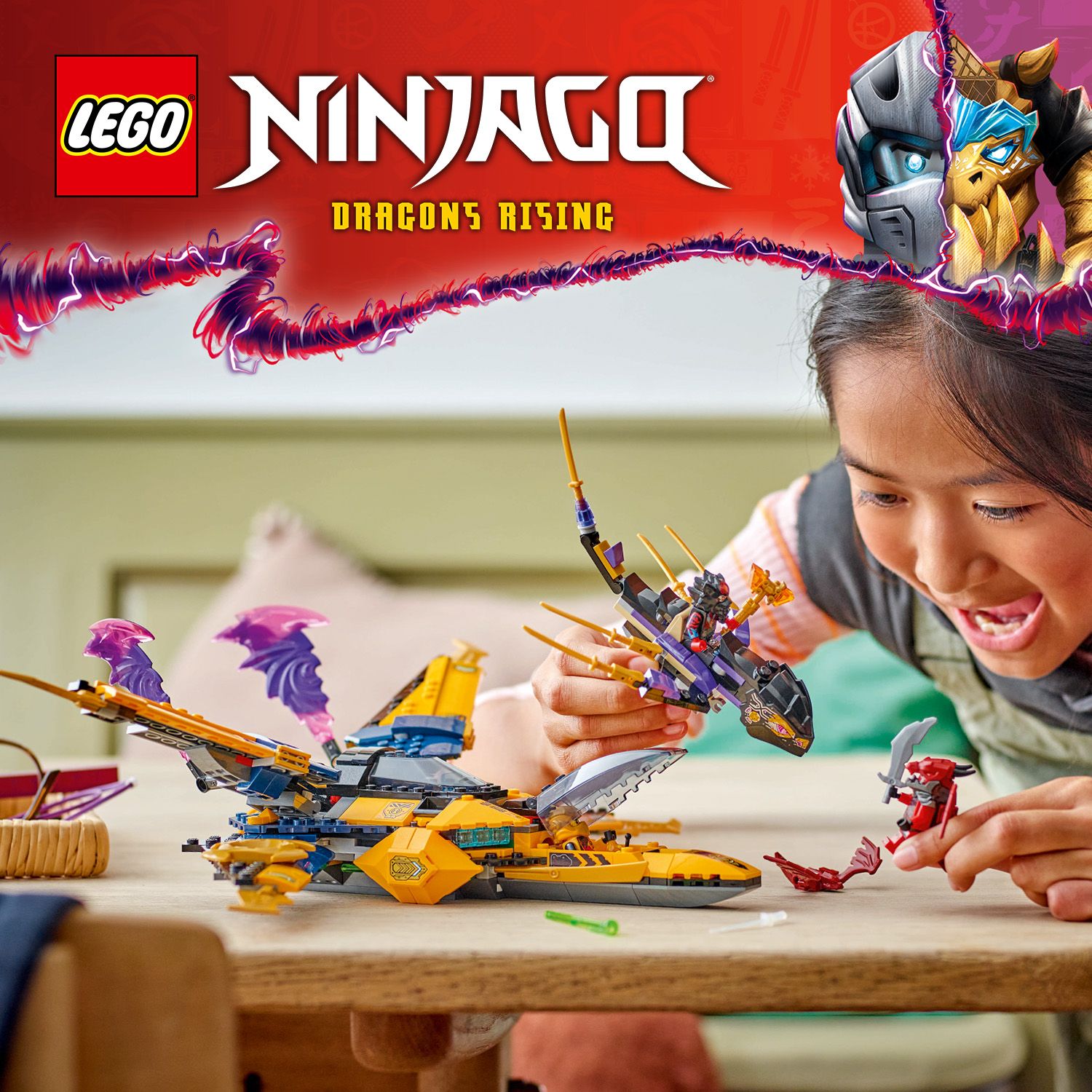 Замечательный реактивный игровой набор LEGO® NINJAGO®