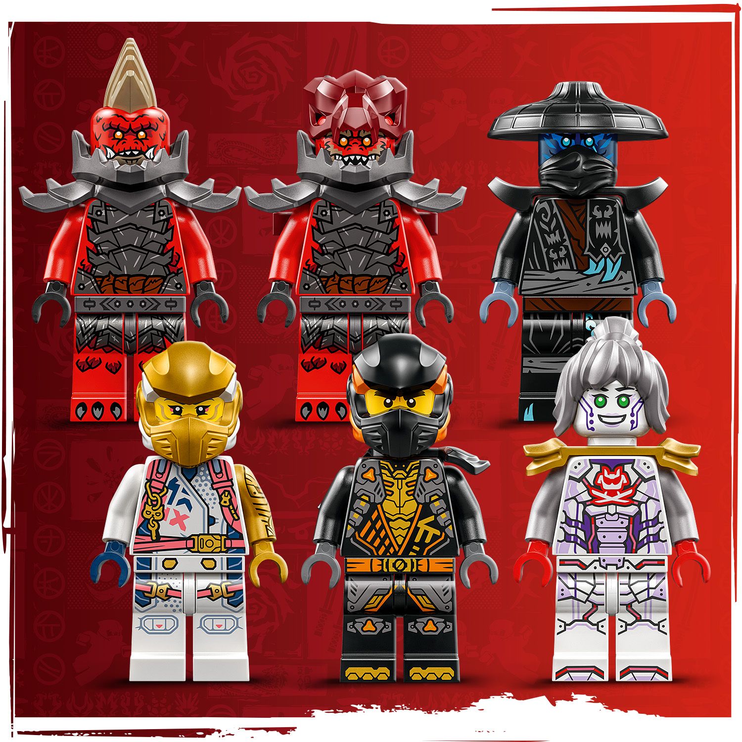 6 мини-фигурок NINJAGO®