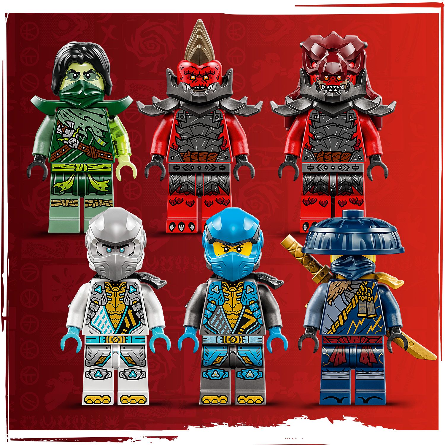 6 мини-фигурок NINJAGO®
