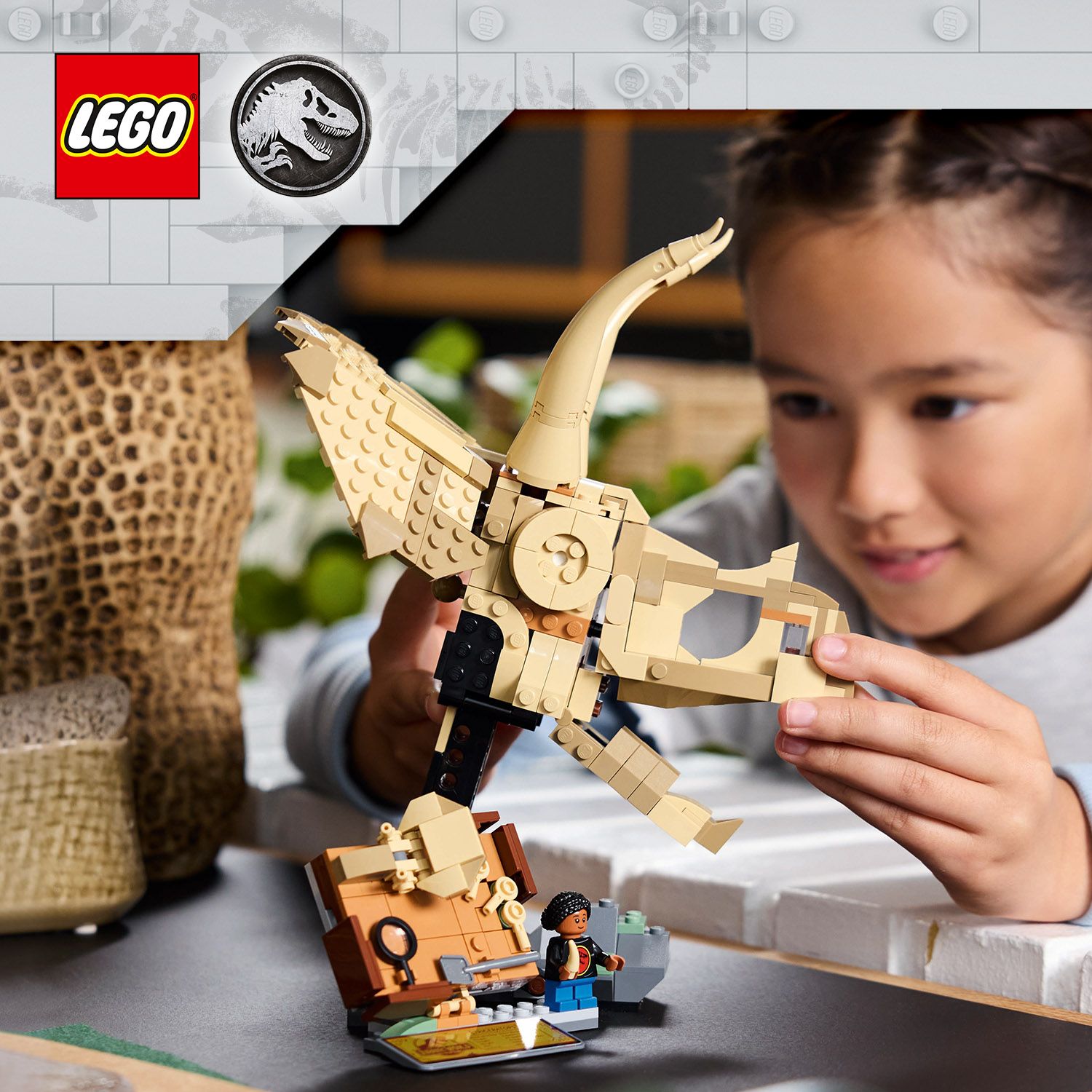 LEGO® Jurassic World сборные окаменелости динозавров