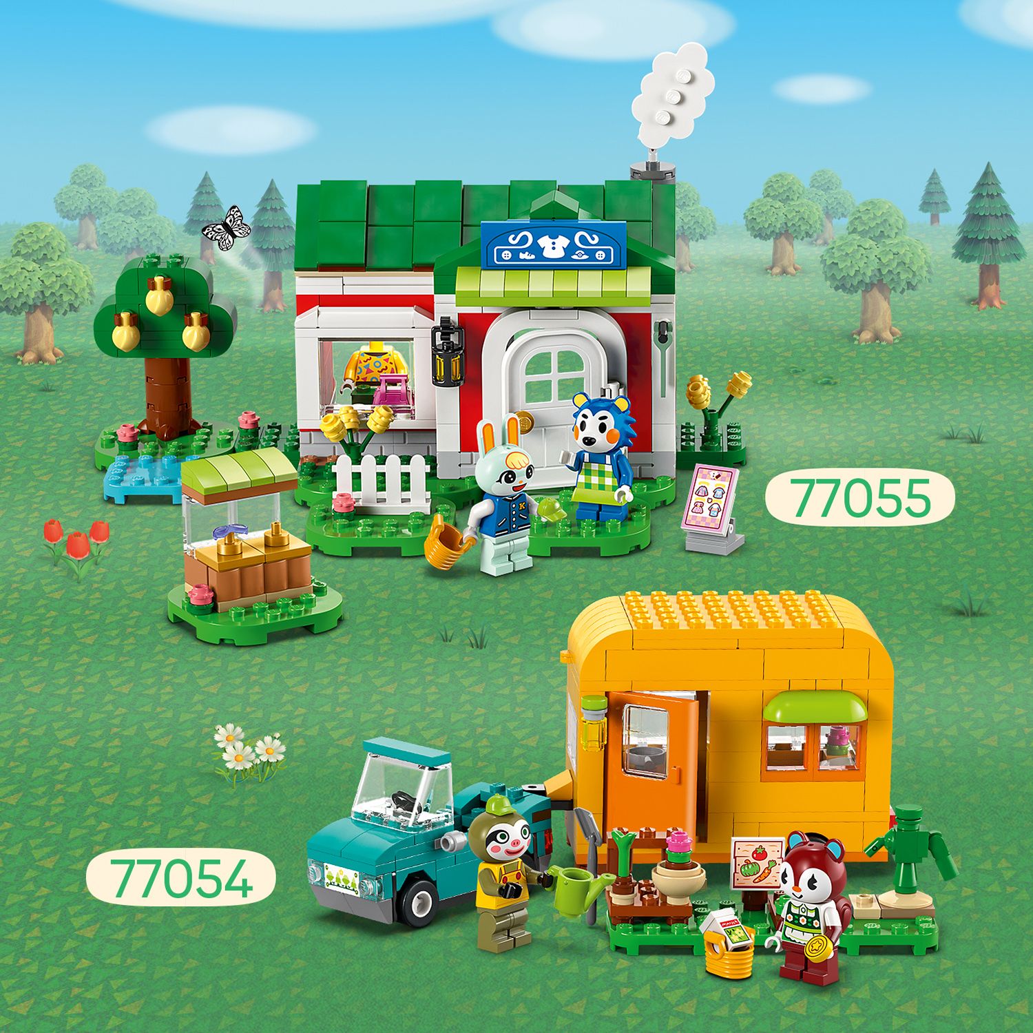 Расширяйте вселенную LEGO® Animal Crossing™!