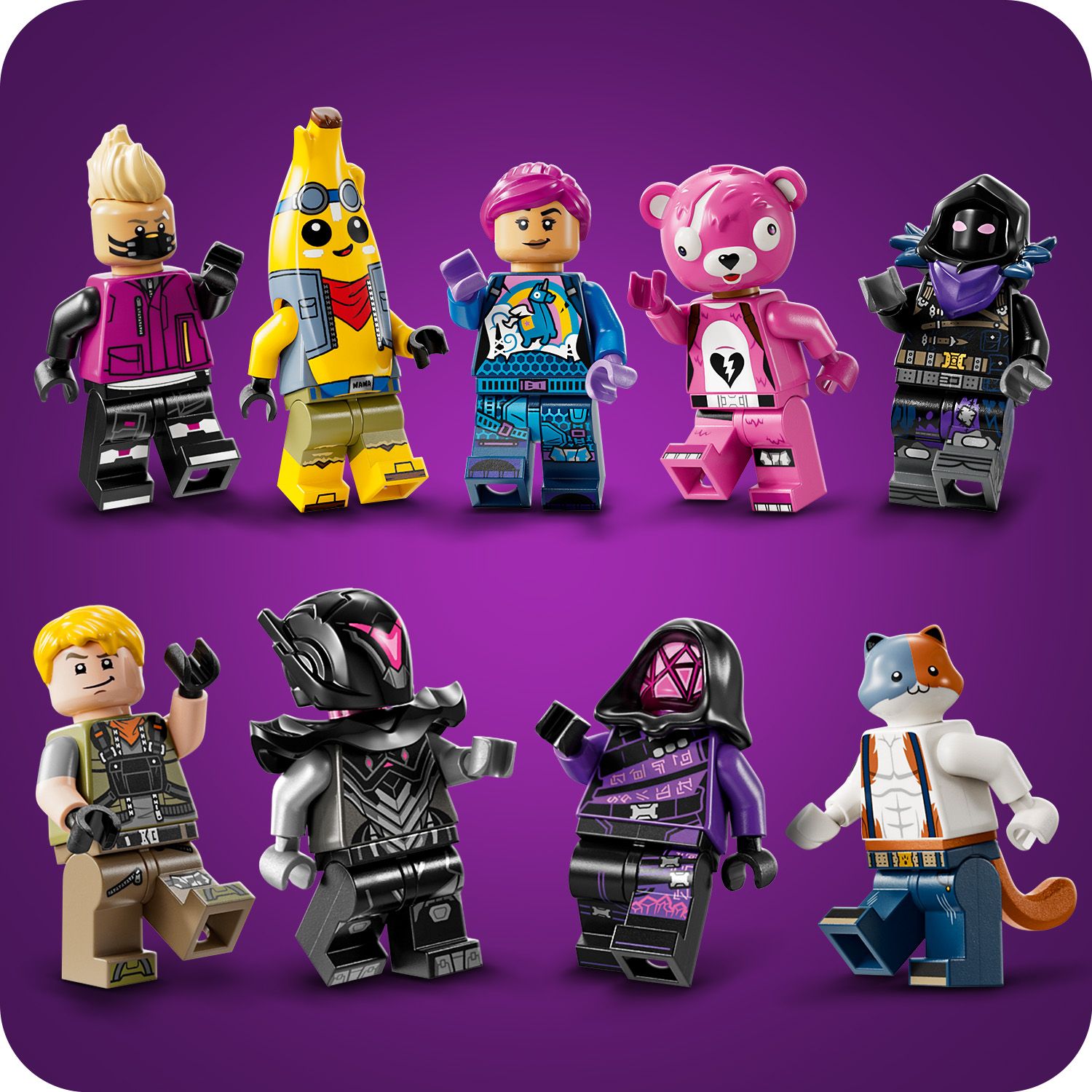 9 мини-фигурок LEGO® Fortnite®