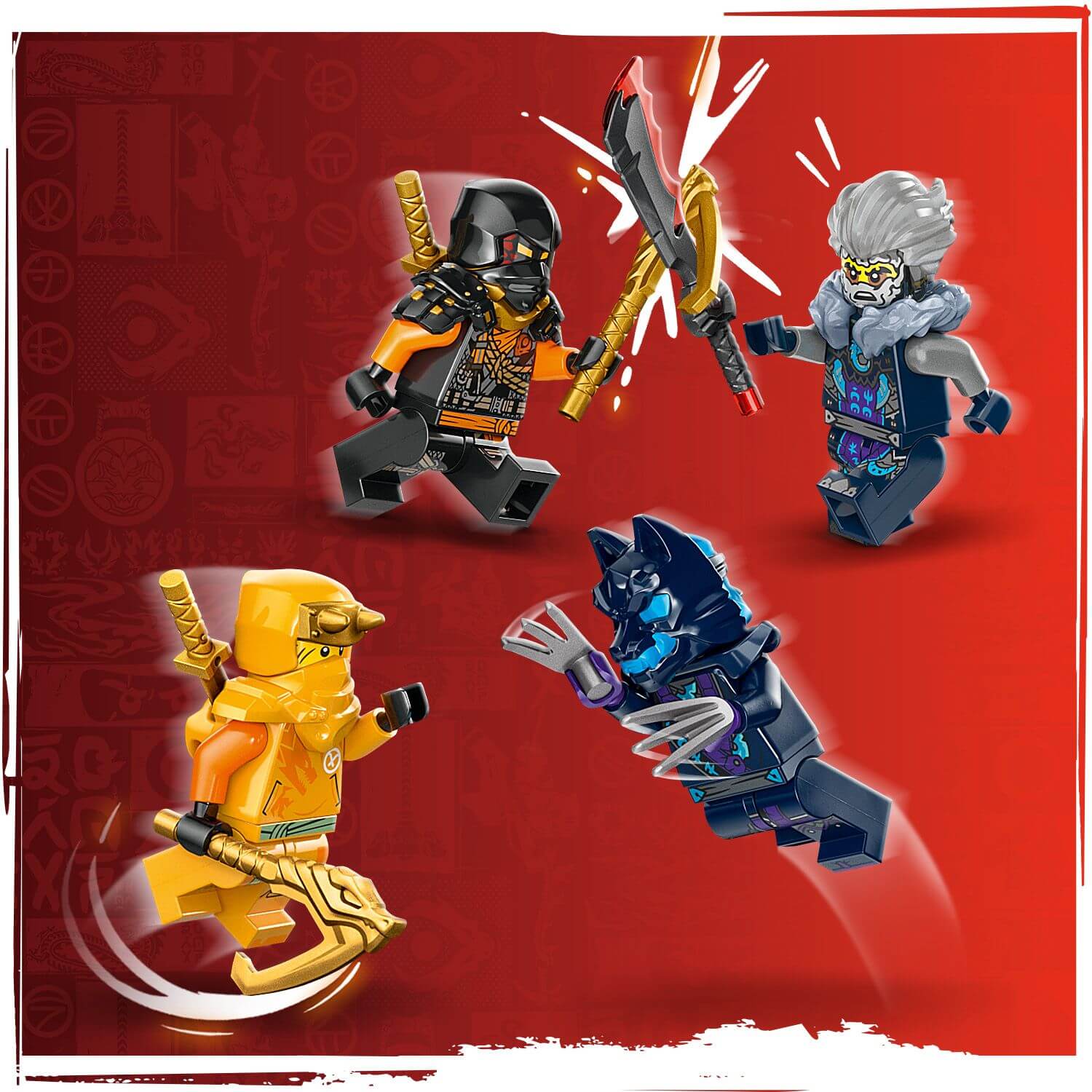 4 мини-фигурки NINJAGO®