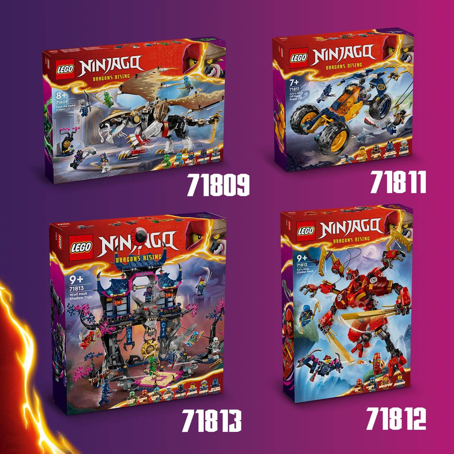 Больше наборов LEGO® NINJAGO® для коллекционирования
