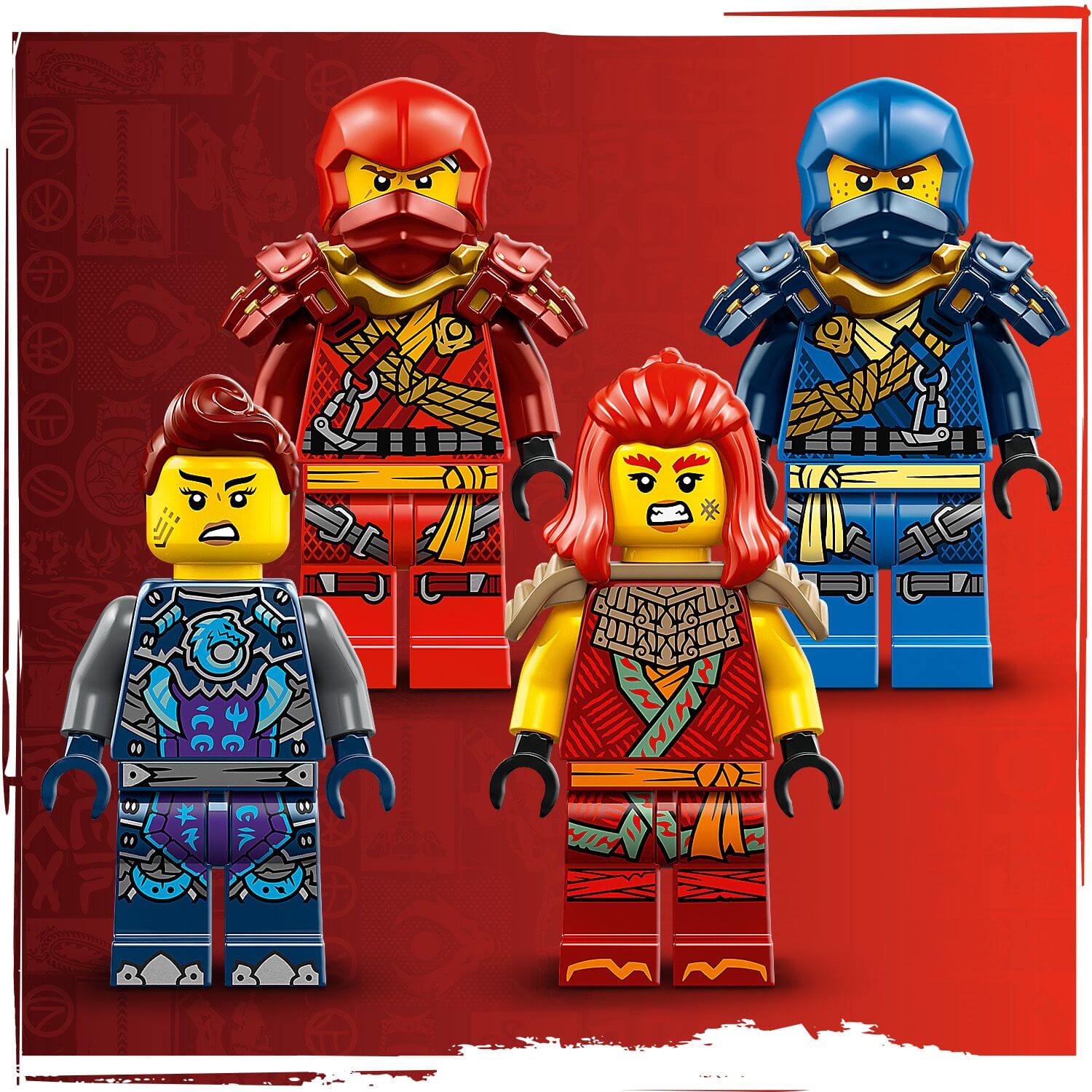 4 мини-фигурки NINJAGO®