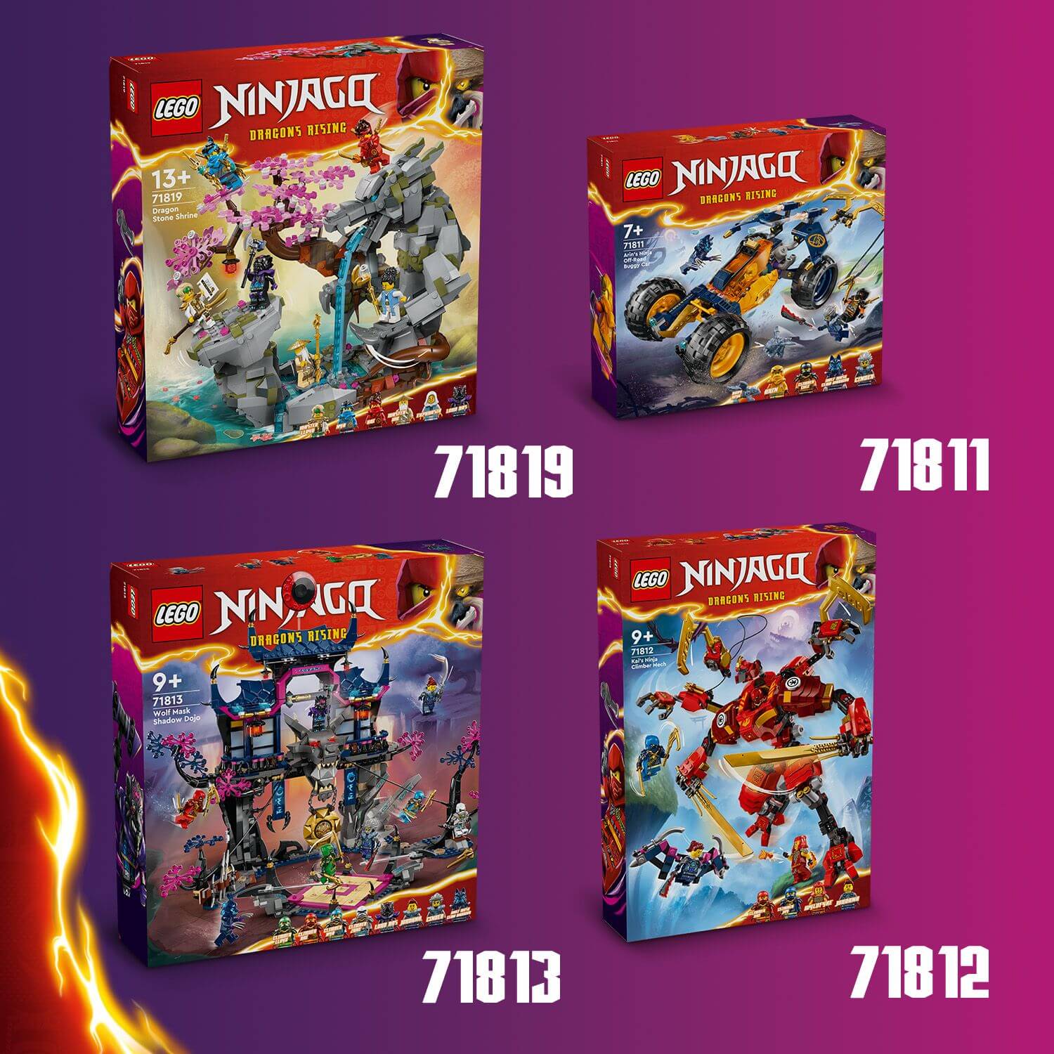 Больше наборов LEGO® NINJAGO® для коллекционирования