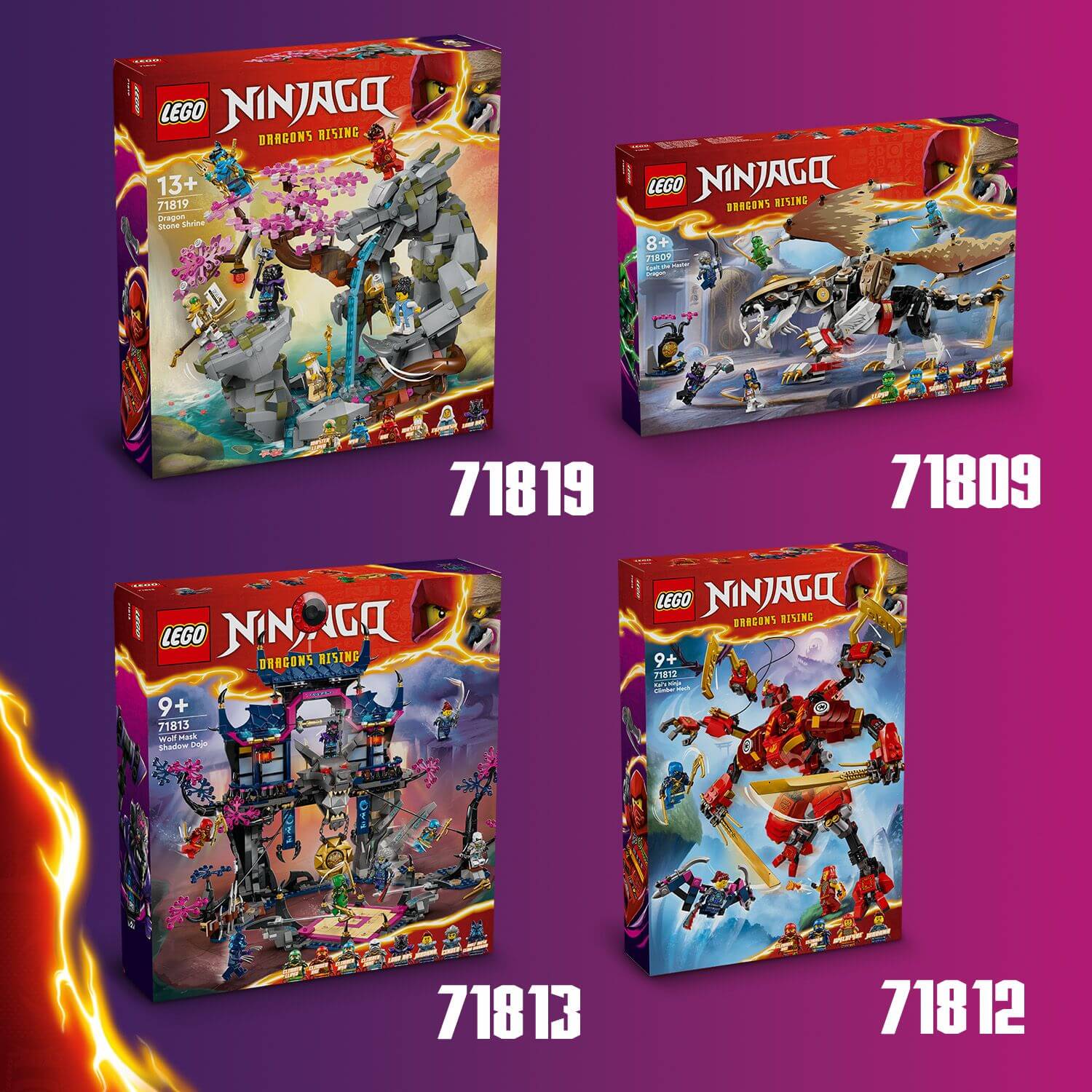 Більше наборів LEGO® NINJAGO® для колекціонування