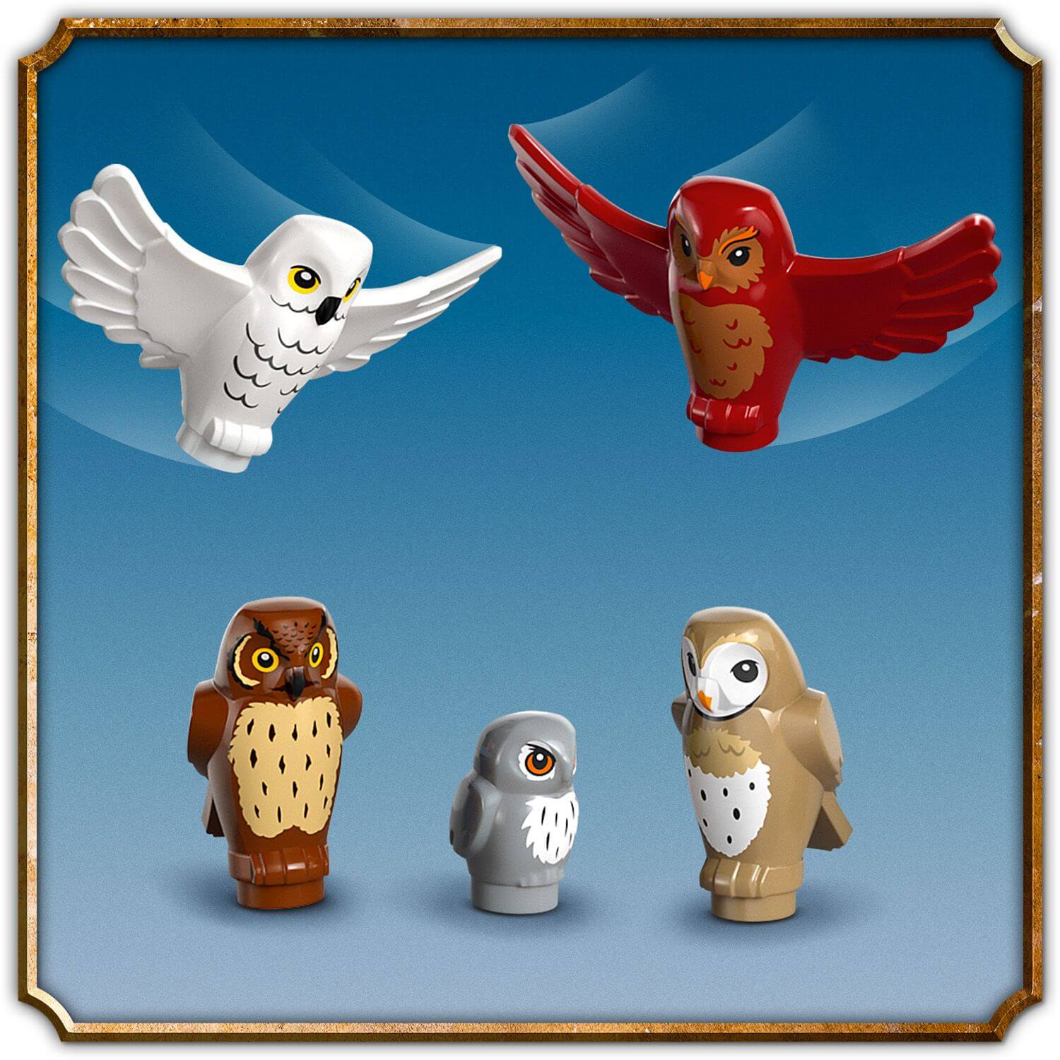 5 фигурок сов