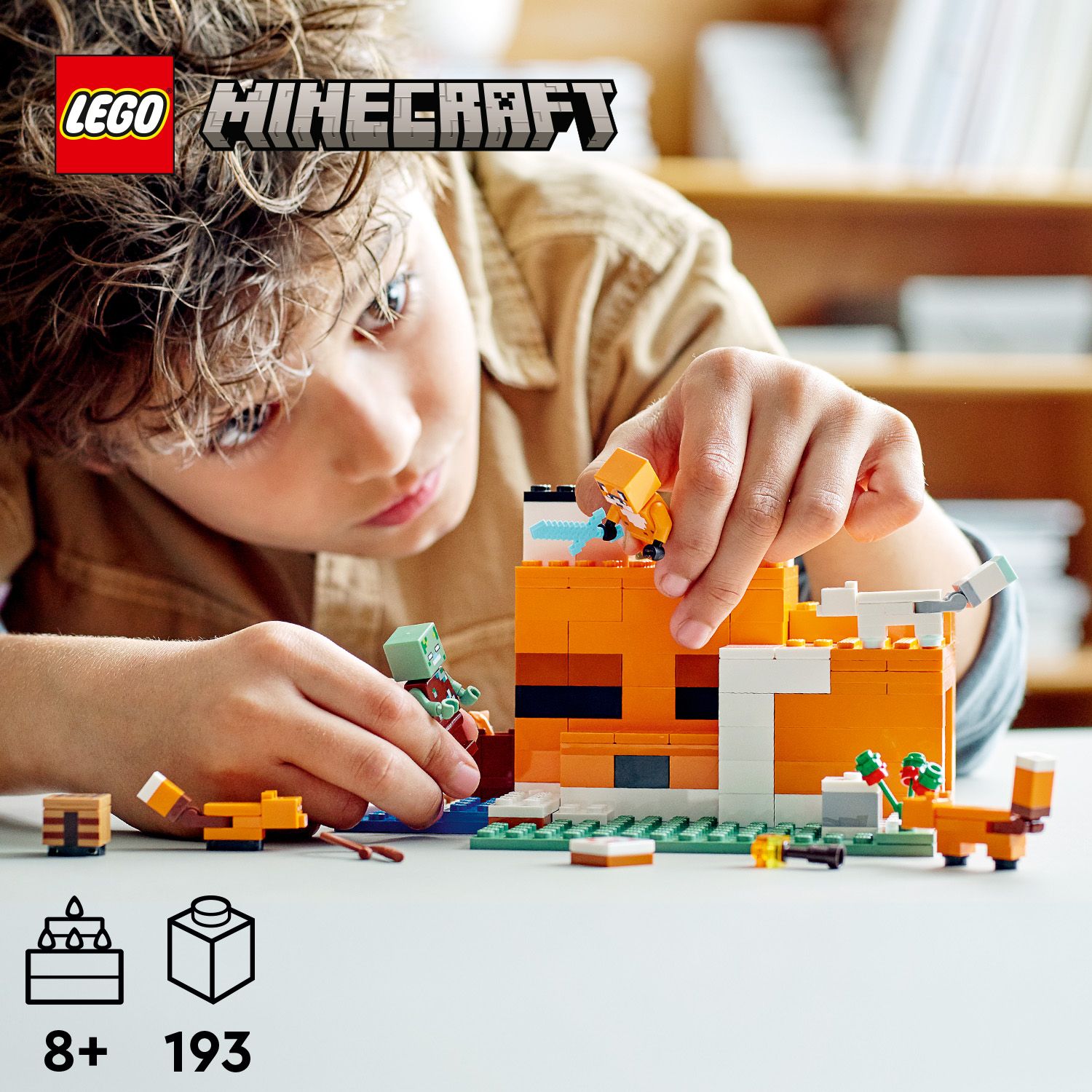 Приключения Minecraft® в огромном доме-лисе