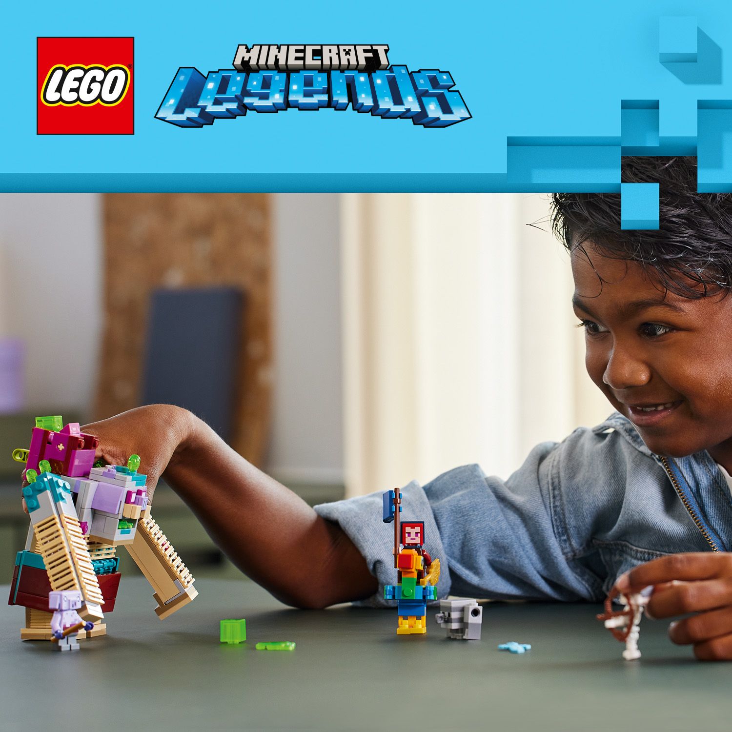 Набор Minecraft Legends® с фигуркой Пожирателя