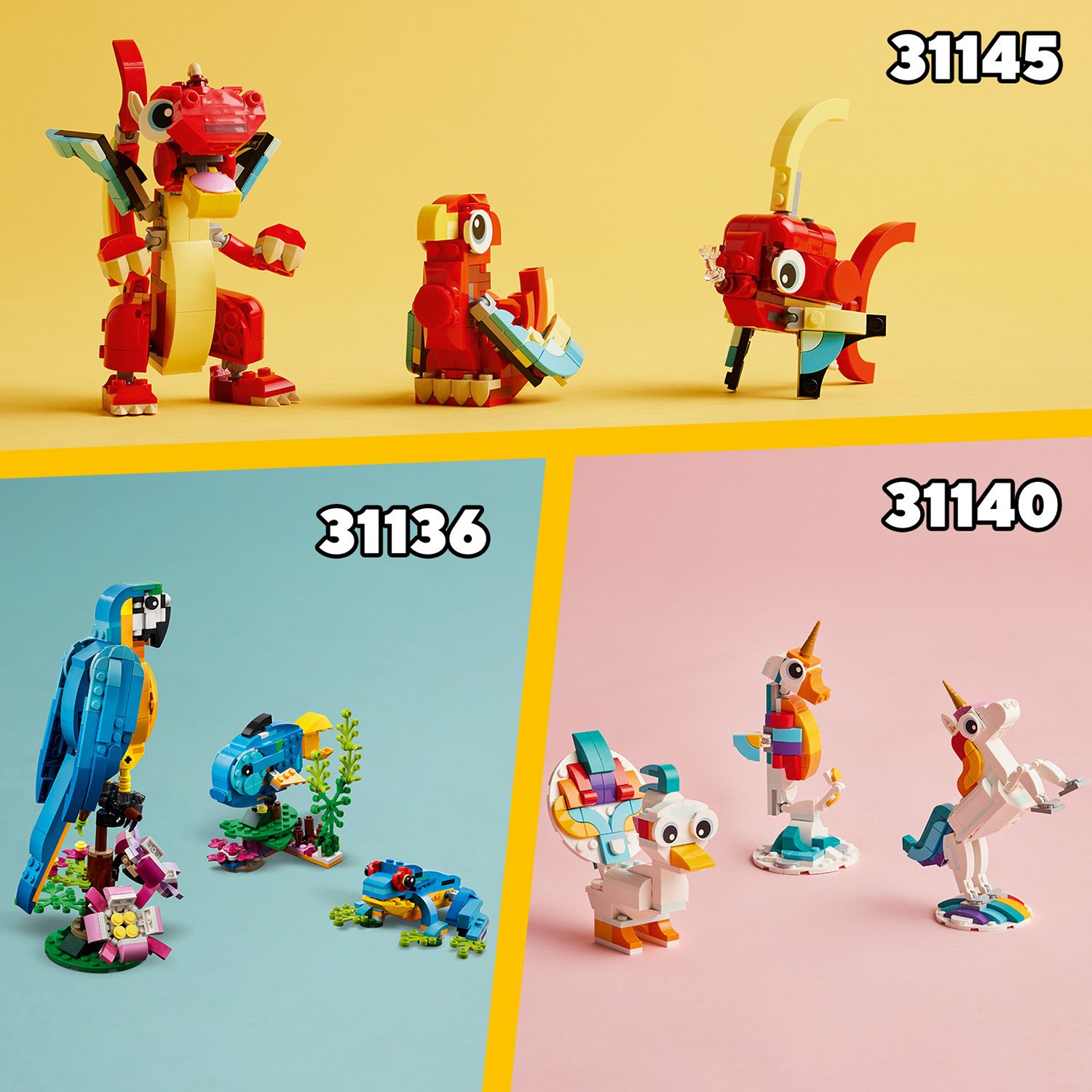 Відкрийте для себе інші набори LEGO® Creator 3в1