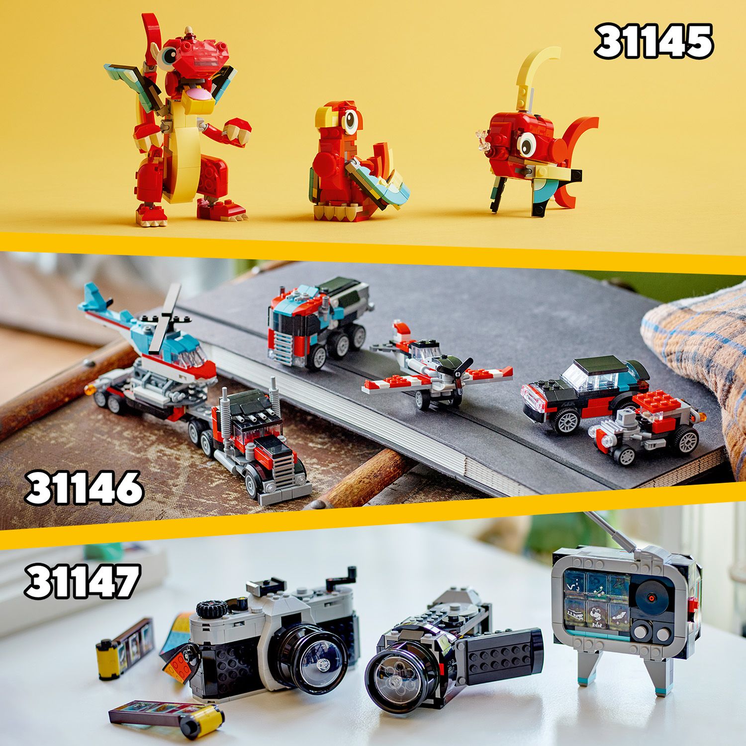 Откройте для себя другие наборы LEGO® Creator 3в1