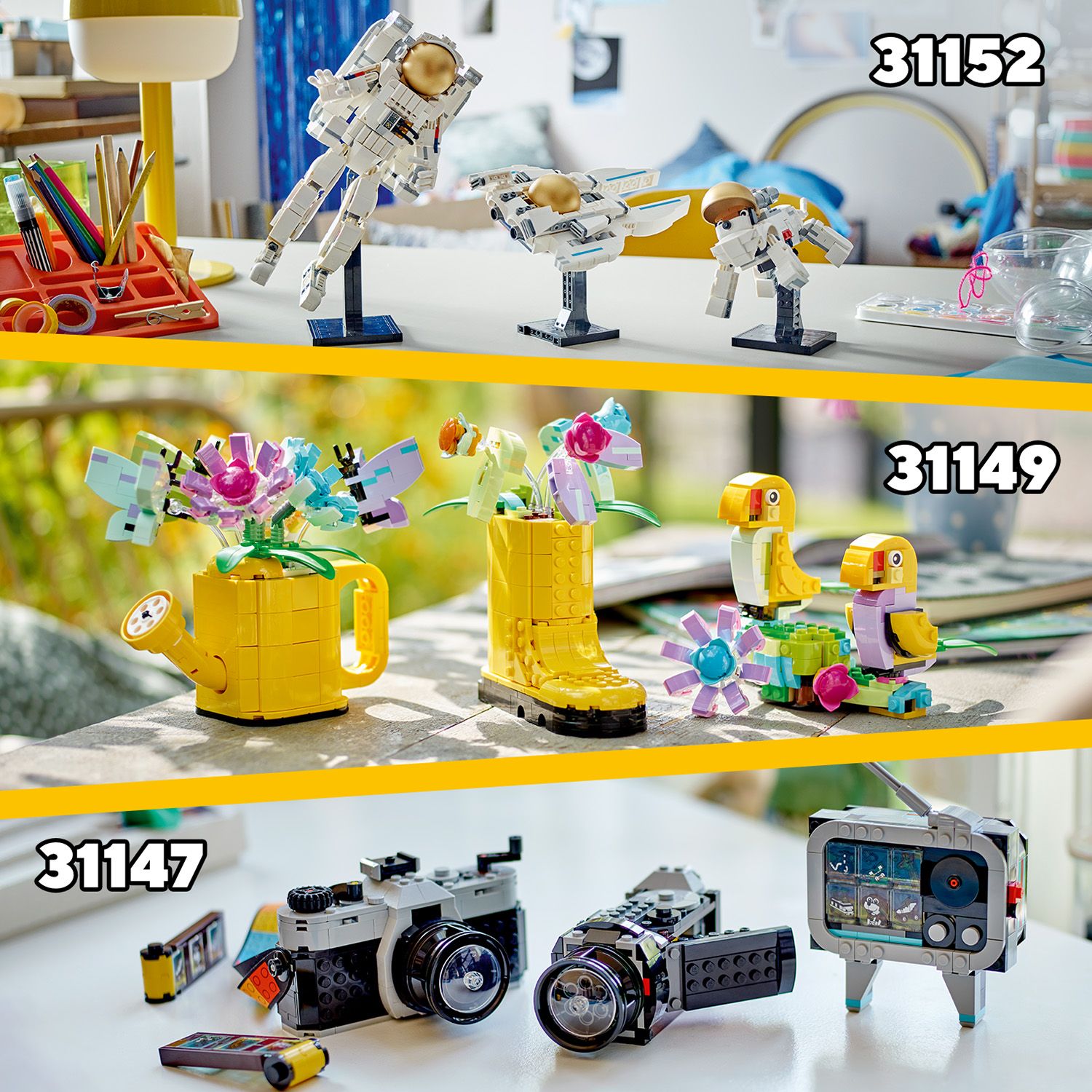 Відкрийте для себе інші набори LEGO® Creator 3в1
