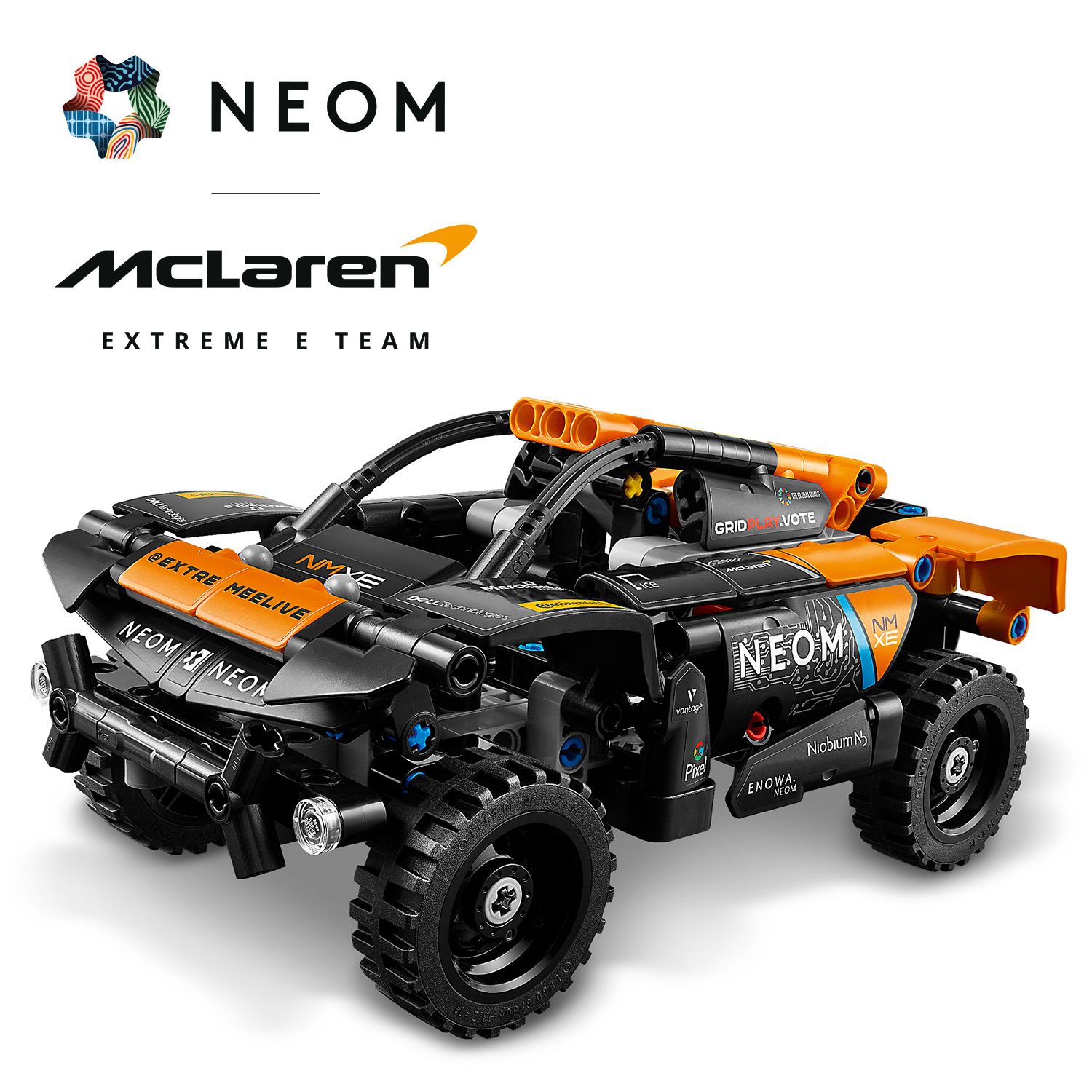 Соберите детали гоночного автомобиля Extreme E