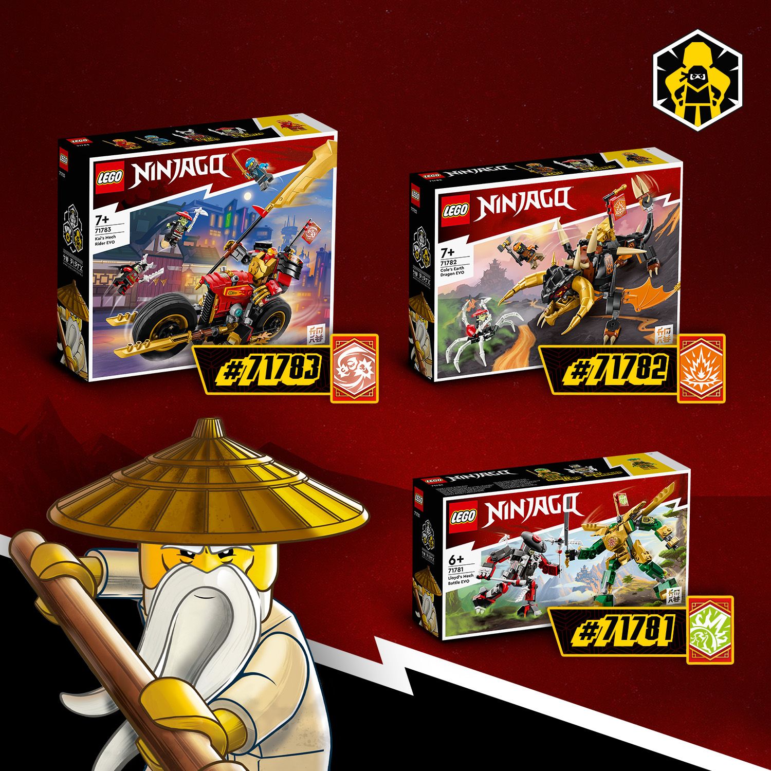 Коллекционные флаги в других игровых наборах NINJAGO®