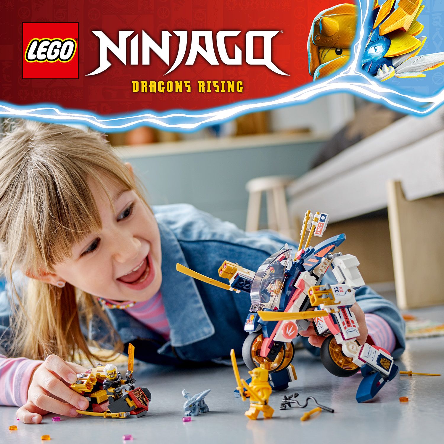 Набор для конструирования NINJAGO® с роботами и байками