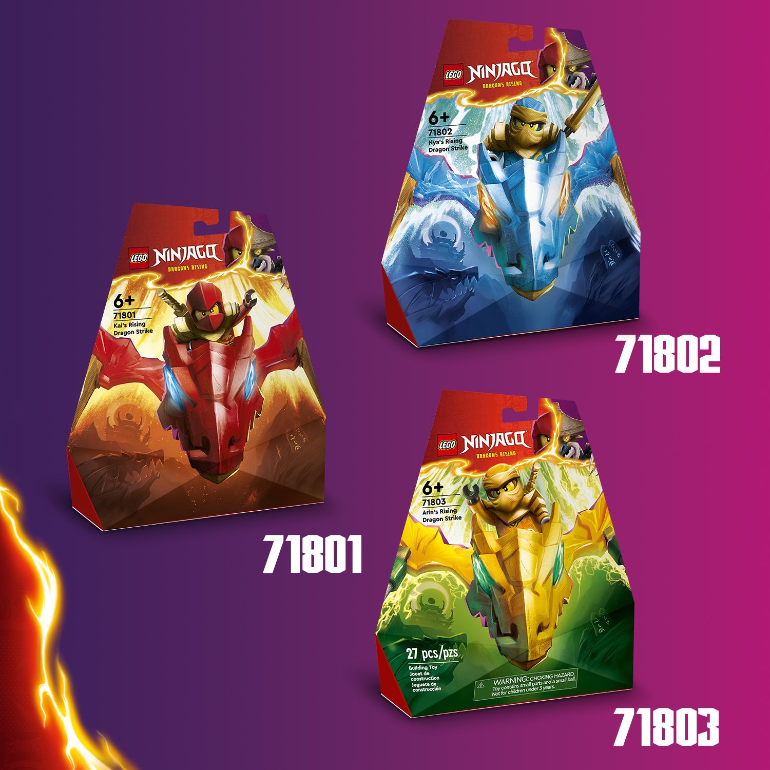 Більше наборів LEGO® NINJAGO® для колекціонування