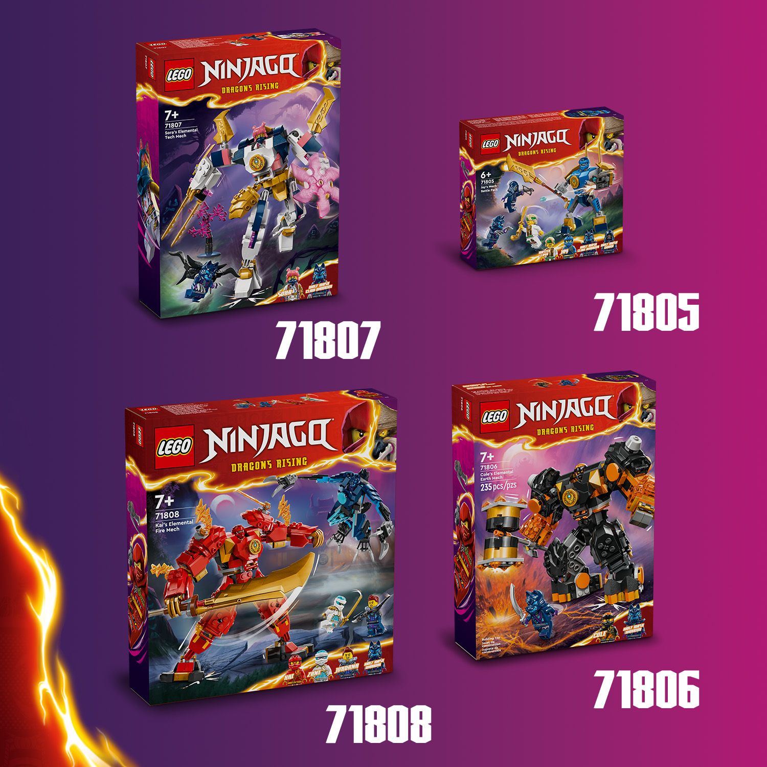 Больше наборов LEGO® NINJAGO® для коллекционирования